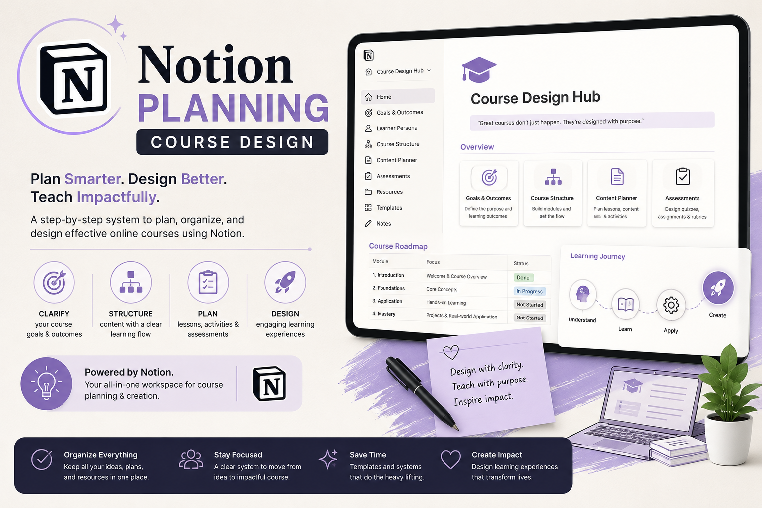 Notion Planning Course Design